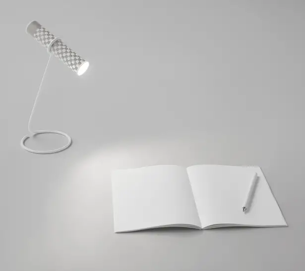 Paper Torch for Agic + Takeo by Nendo