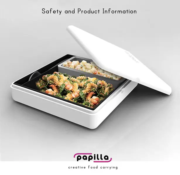 Papilla Food Container by Burcin Ceren Olcum