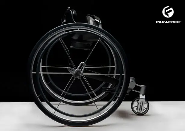 Parafree Wheelchair Sporty Core Body Training Machine for Paraplegics by Felix Lange