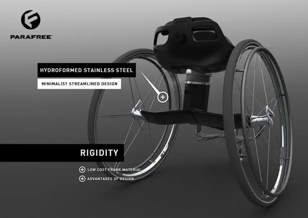 Parafree Wheelchair Sporty Core Body Training Machine for Paraplegics by Felix Lange