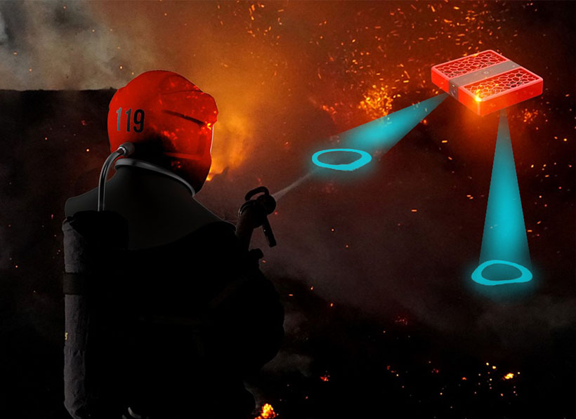 Pathfinder Firefighting Helmet by CMYK Design