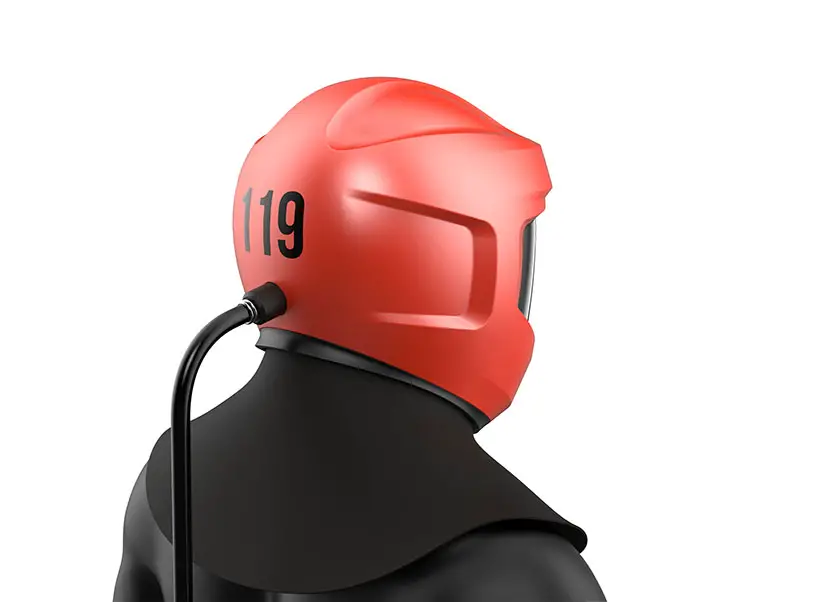 Pathfinder Firefighting Helmet by CMYK Design