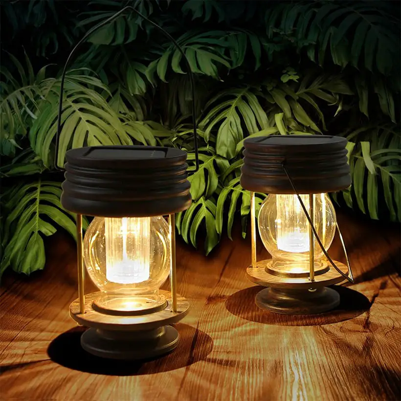 Pearlstar Solar Powered Outdoor Lantern