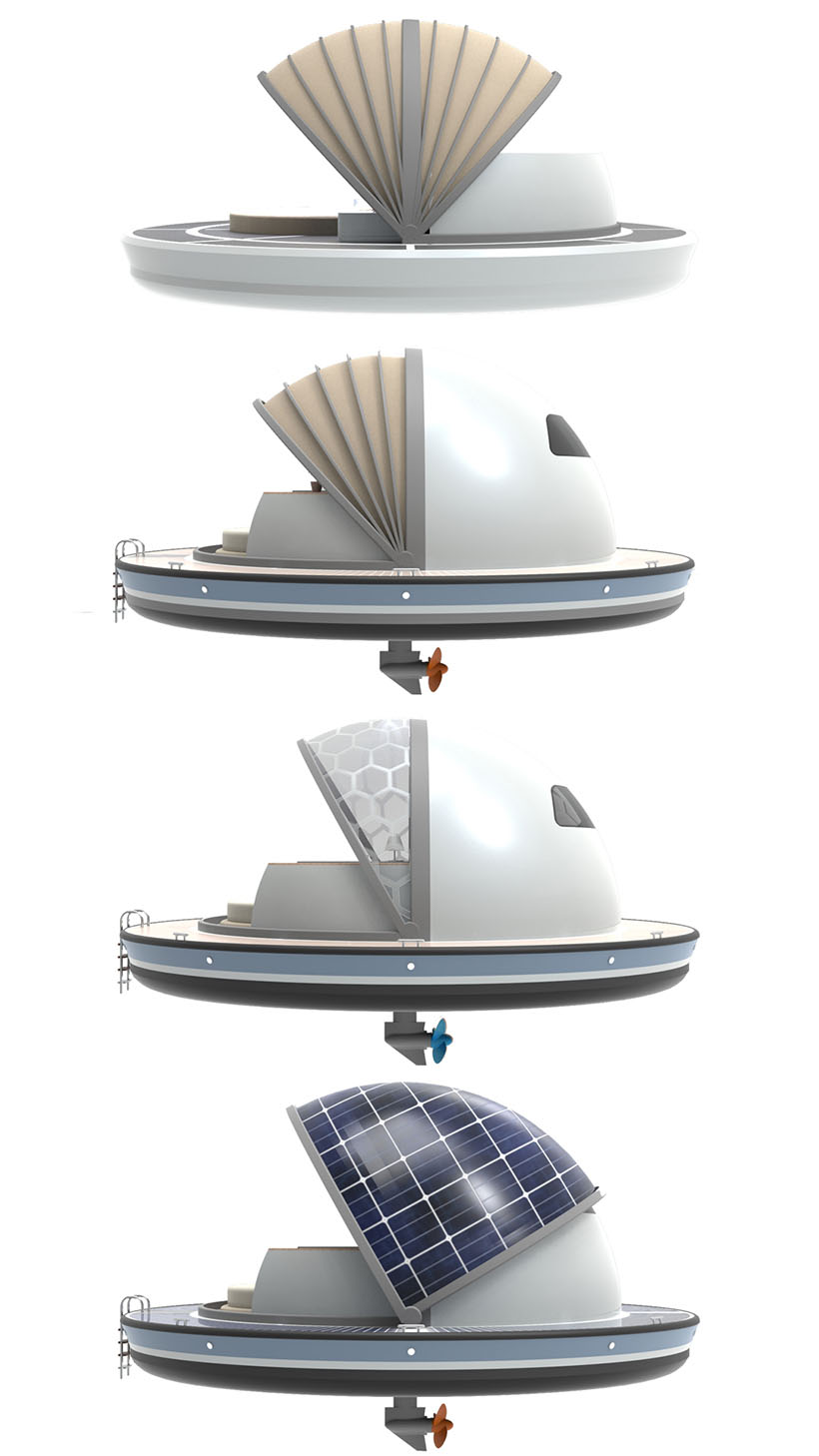 Pearlsuites - Mobile Floating Suite Concept by Pierpaolo Lazzarini