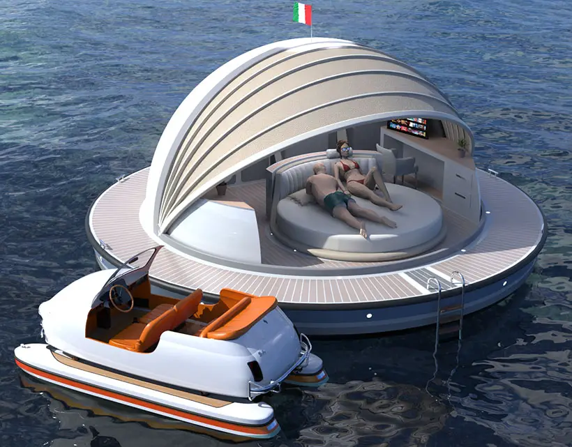 Pearlsuites - Mobile Floating Suite Concept by Pierpaolo Lazzarini