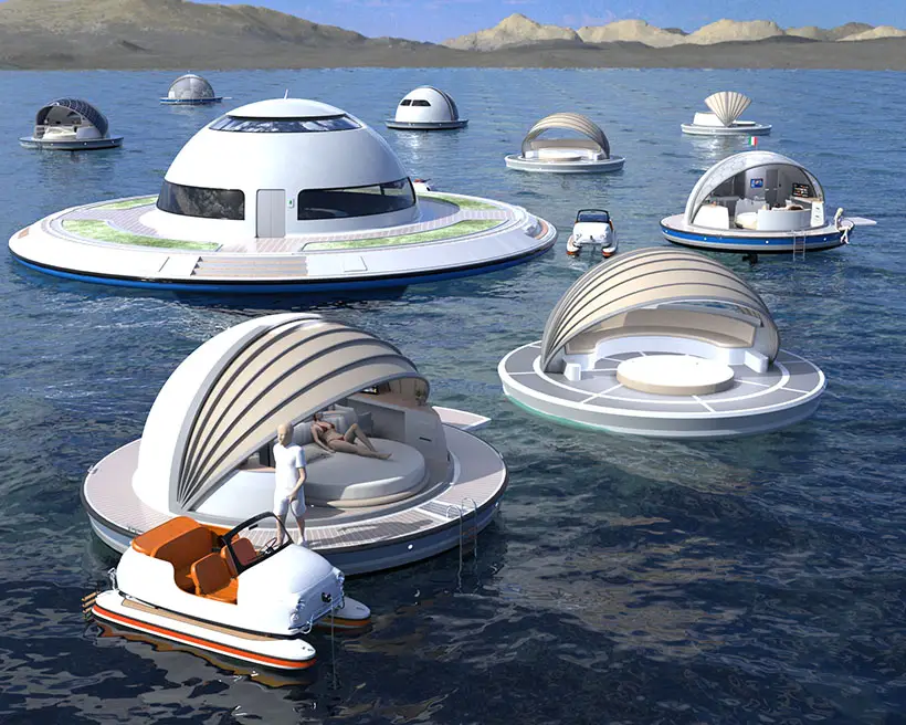 Pearlsuites - Mobile Floating Suite Concept by Pierpaolo Lazzarini