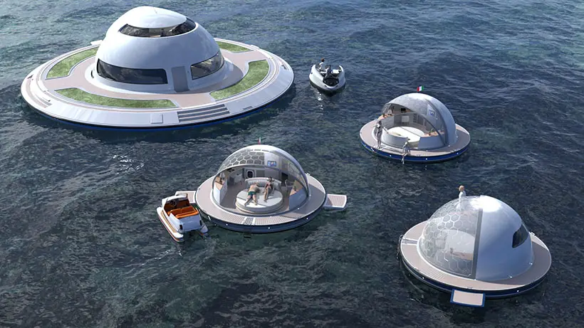Pearlsuites - Mobile Floating Suite Concept by Pierpaolo Lazzarini