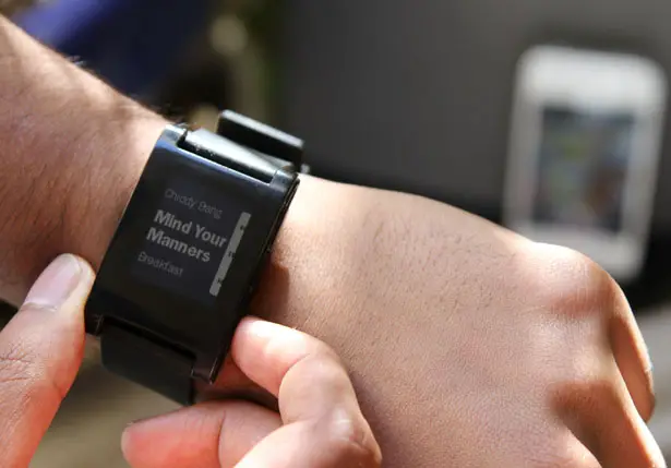 Pebble E-Paper Watch for iPhone and Android by inPulse