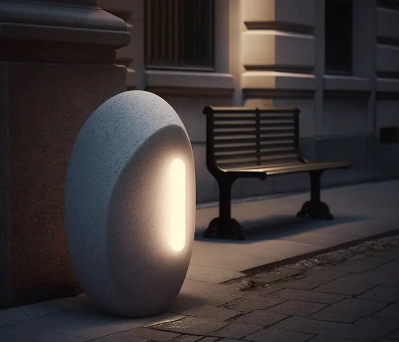 Pebble Street Lighting by Gizem Deniz Guneri Sogut