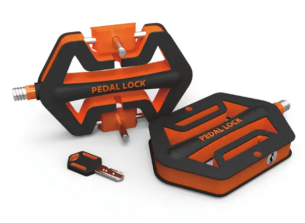 Pedal Lock Bicycle Locking System by Feng Cheng-Tsung and Cheng Yu-Ting