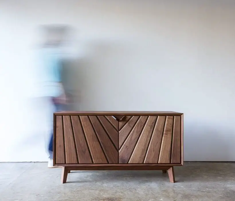 Peel Credenza Low Cabinet by Leah K.S. Amick