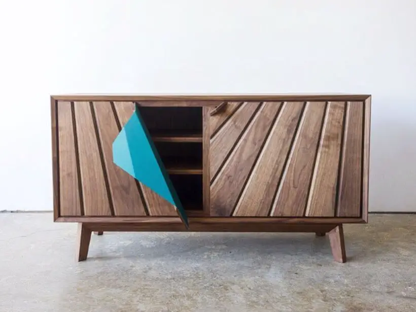 Peel Credenza Low Cabinet by Leah K.S. Amick