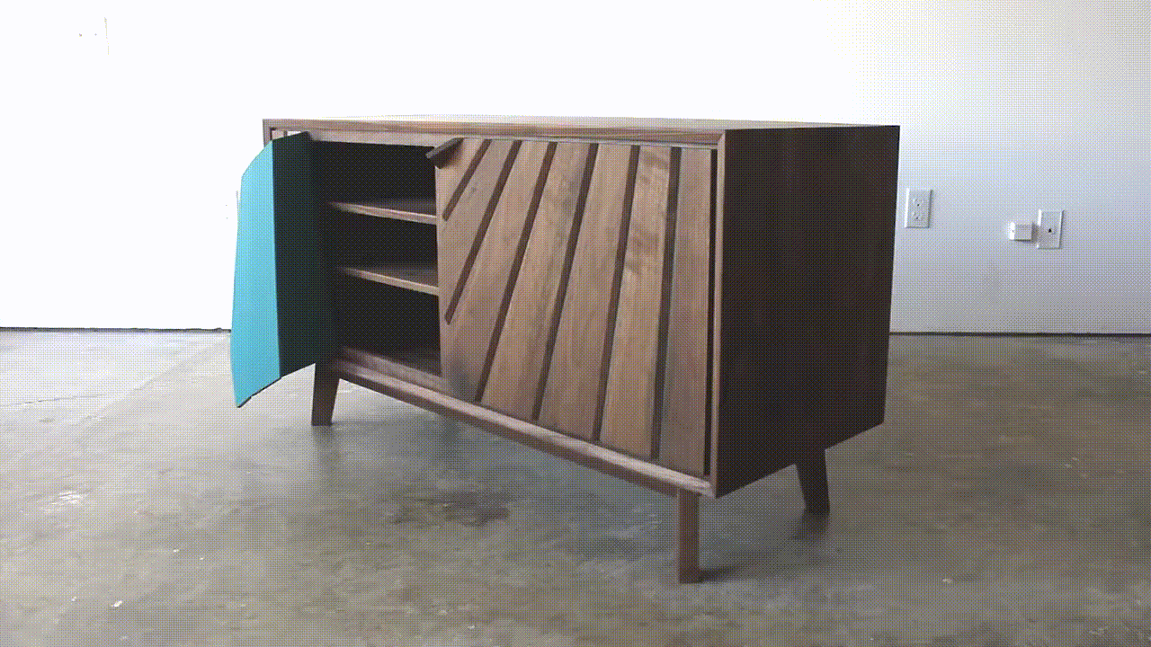 Peel Credenza Low Cabinet by Leah K.S. Amick