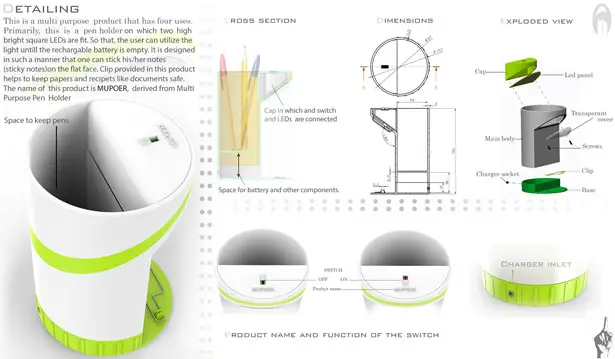 Pen Holder Design by Ajith Soman