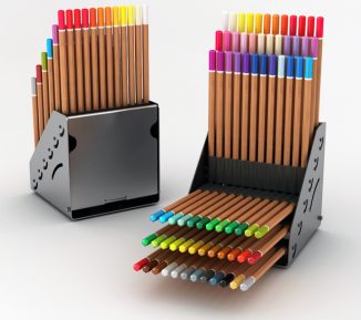 Pencilayers Adjustable Colored Pencil Holder for Designers