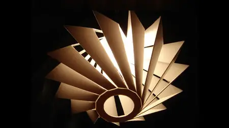 penta unique-shaped pendant lamp