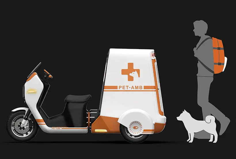 PET-AMB - Ambulance Specially Designed for Pets by Shu-Qing Ou, Wei-Chi Chen, Ying-Cih Shao, and Ching-Hsin Hsu