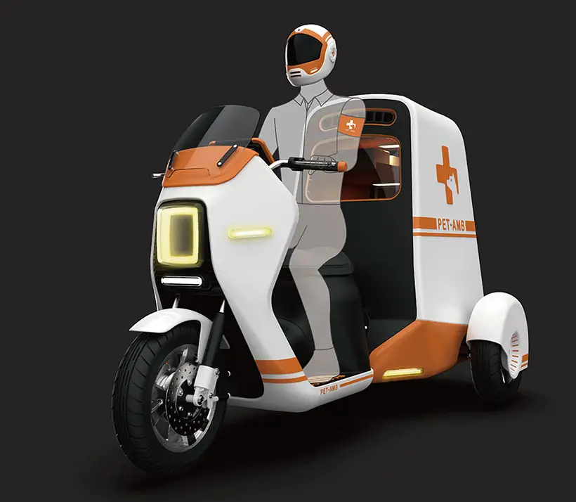 PET-AMB - Ambulance Specially Designed for Pets by Shu-Qing Ou, Wei-Chi Chen, Ying-Cih Shao, and Ching-Hsin Hsu