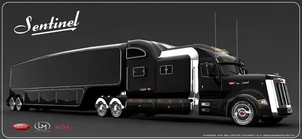 Peterbilt Sentinel Truck Design by Vasilatos Ianis