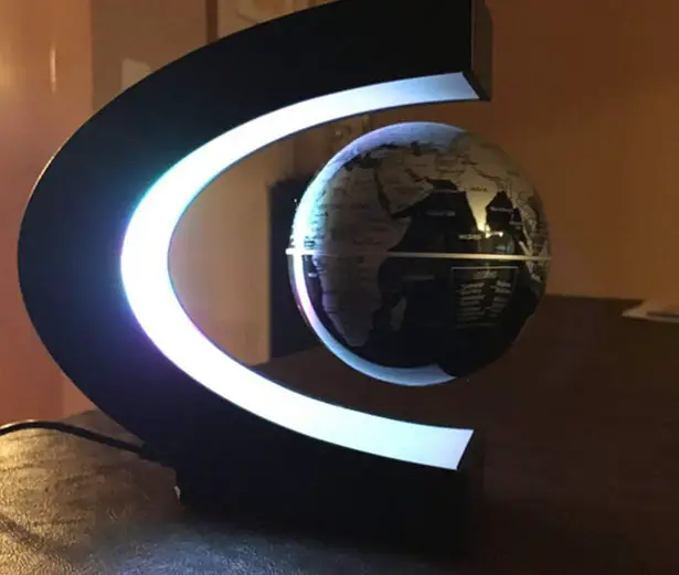 Petforu Magnetic Levitation Globe with LED Lights Would Make a Cool Education Tool