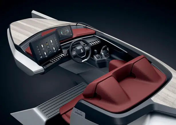 PEUGEOT and BENETEAU present the Sea Drive Concept Boat