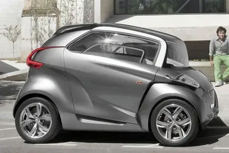 Peugeot BB1 Combines A Scooter and A Car as Future Transportation