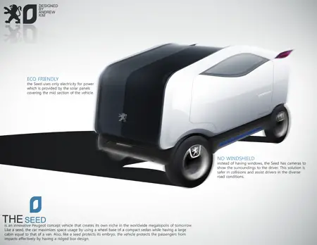 Peugeot Seed Eco Friendly Car Concept