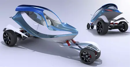 peugeot shoo car concept with solar panel roof