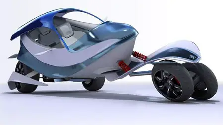 peugeot shoo car concept with solar panel roof
