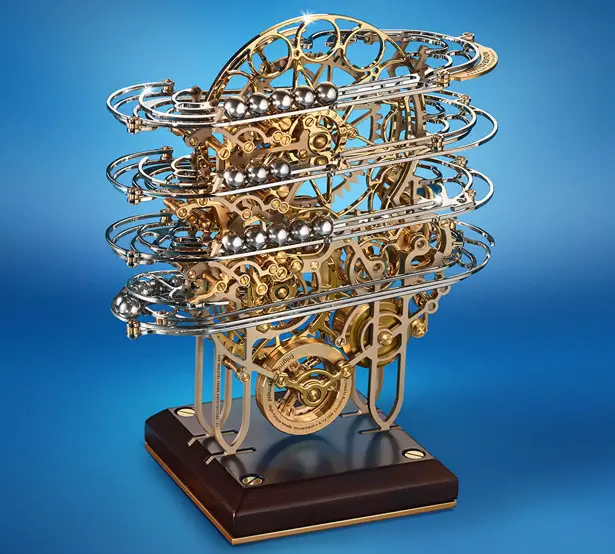 Physicist’s Perpetual Motion Clock Features Complex Work of Art