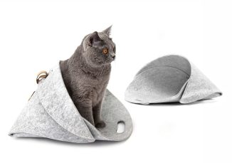 Origami Inspired PICA Flexible Pet Nest for Your Cat