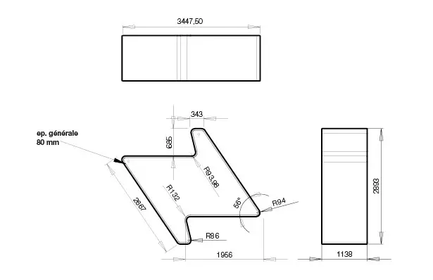 Pied-de-Poule Modular Wall Shelf System by Julia Quancard