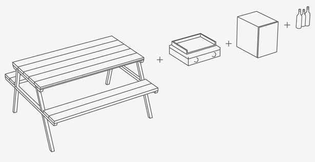 Piknik Table by Iratzoki Lizaso