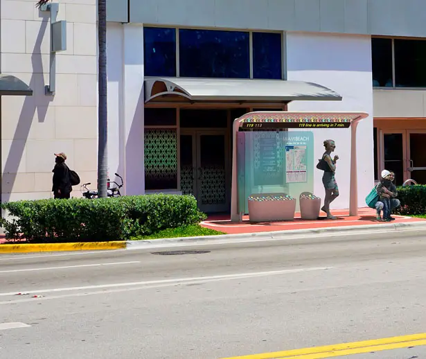 Pininfarina Bus Shelter Concept for the City of Miami Beach