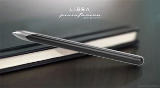 Pininfarina Segno Libra Inkless Pen Combines Aluminum and Rubber in an Elegant Harmony