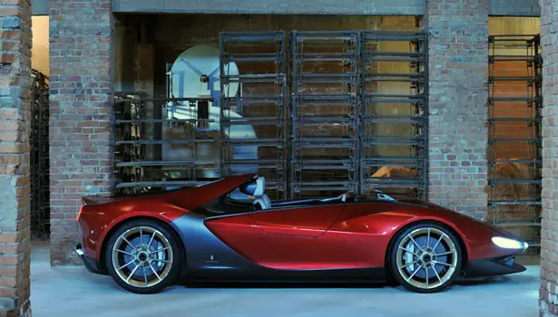 Pininfarina Sergio Features Virtual Windscreen and Gull-Wing Doors