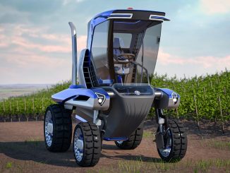 Pininfarina Straddle Tractor Concept for Narrow Vineyards