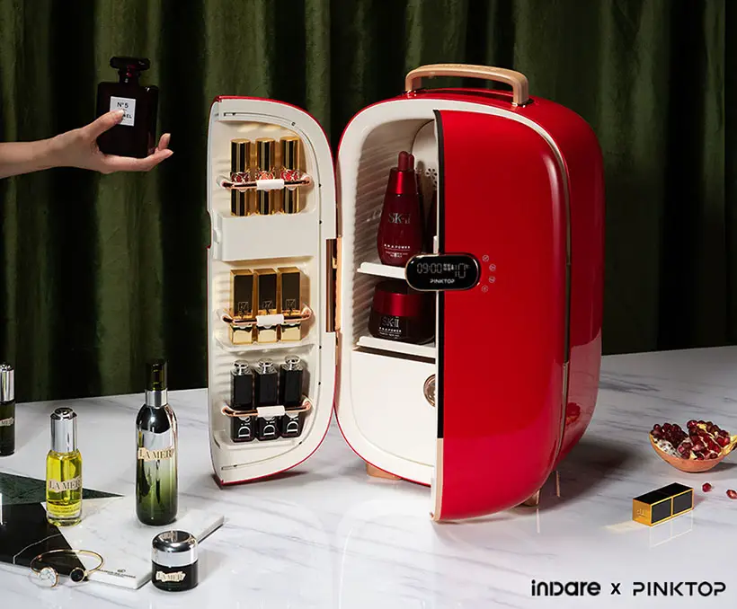 PINKTOP x inDare Fridge for Beauty Products