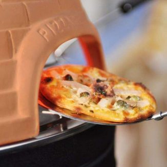 Pizzarette Countertop Pizza Oven with a Real Terracotta Dome