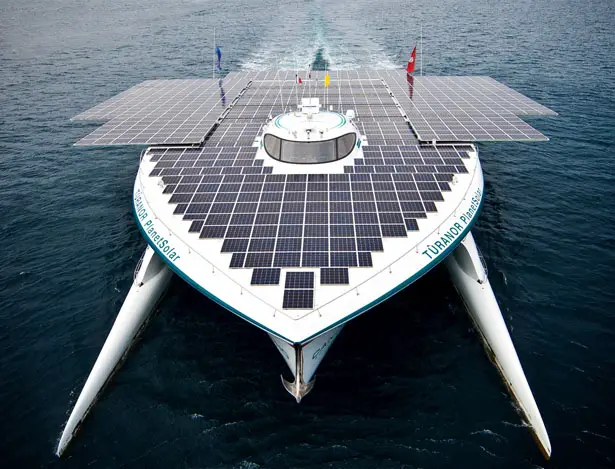 PlanetSolar Solar Powered Boat Travels Around The World