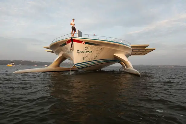 PlanetSolar Solar Powered Boat Travels Around The World
