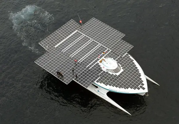 PlanetSolar Solar Powered Boat Travels Around The World