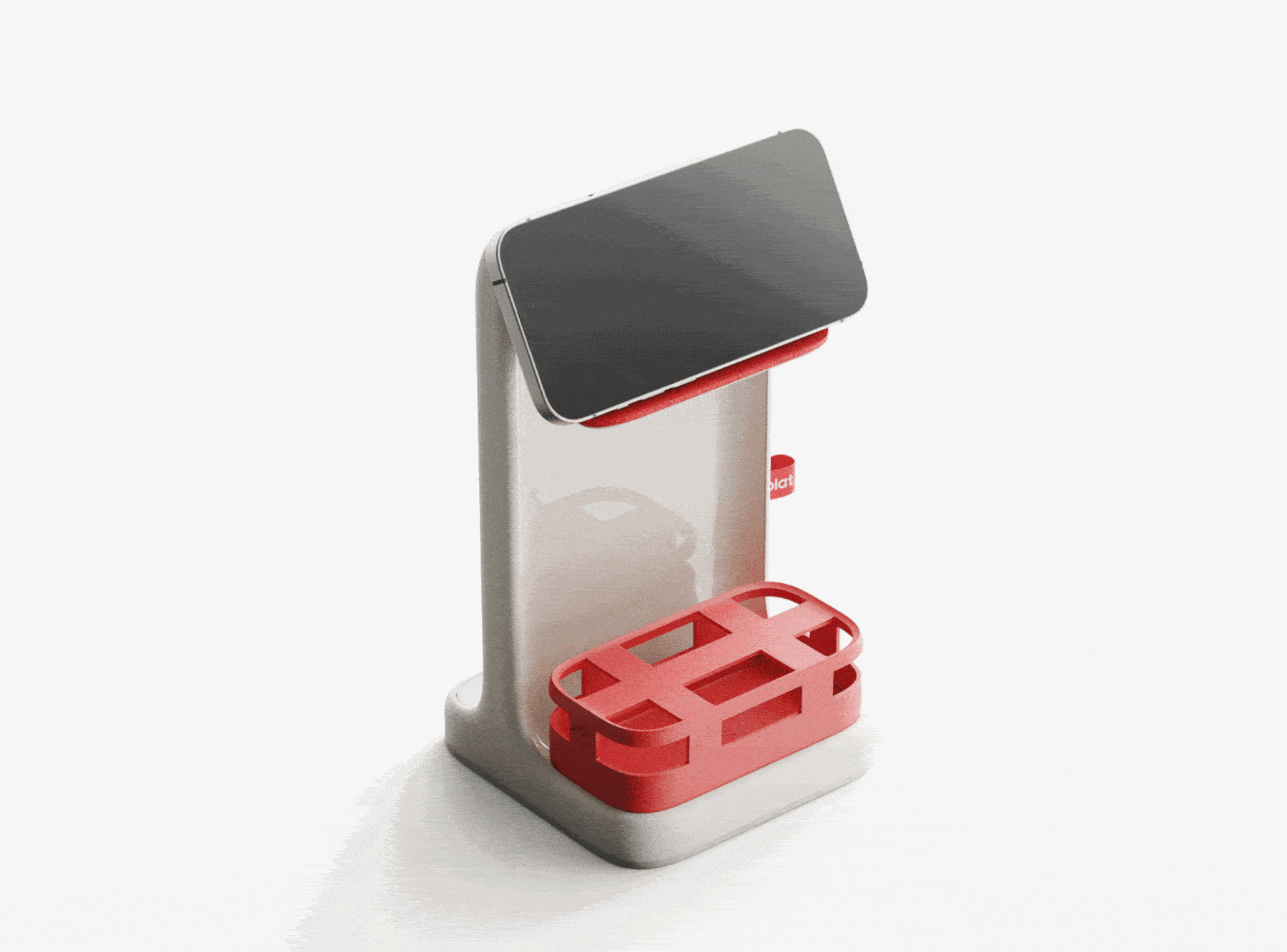 Plat: A Compact Desk Organizer and Wireless Charger in One
