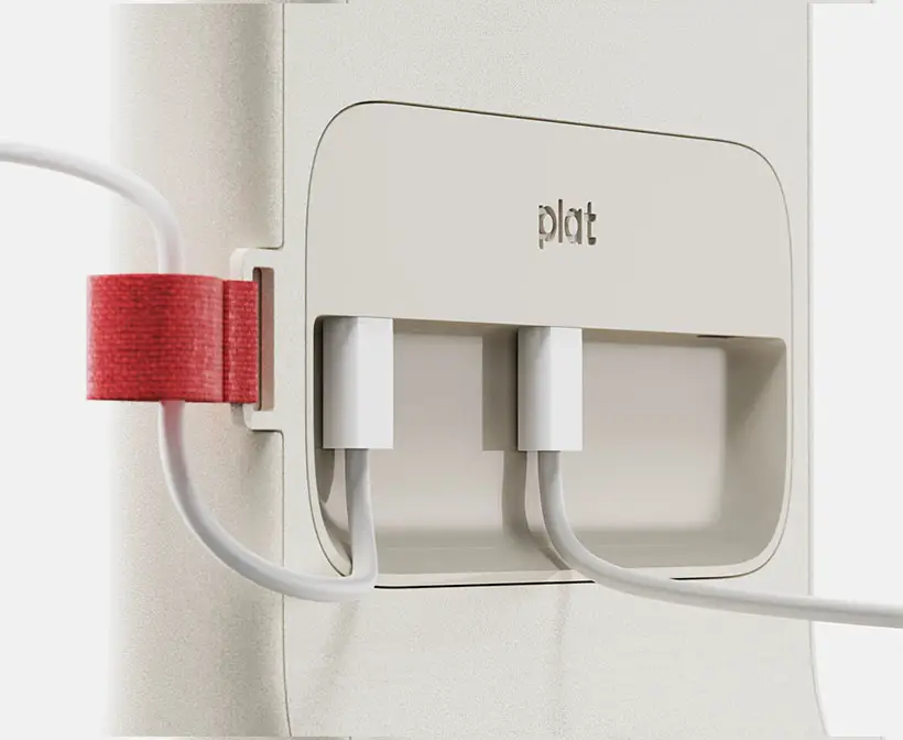 Plat: A Compact Desk Organizer and Wireless Charger in One
