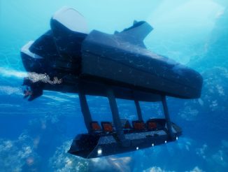 Platypus Craft 28-Foot Semi-Submersible Catamaran Allows You To Cruise Above and Below The Water