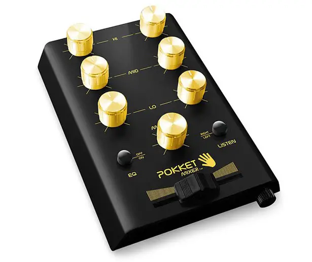 Pocket DJ Mixer - Portable Mini Sound Mixer for DJ On-The-Go