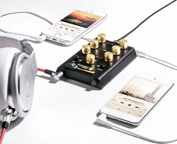 Pocket DJ Mixer - Portable Mini Sound Mixer for DJ On-The-Go