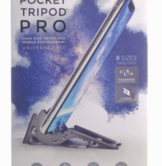 Pocket Tripod Pro: Credit Card-Size Phone Tripod for Mobile Photography