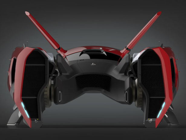 PodRacer : Futuristic Next Century Racing Concept by Teodoro Ragazzi