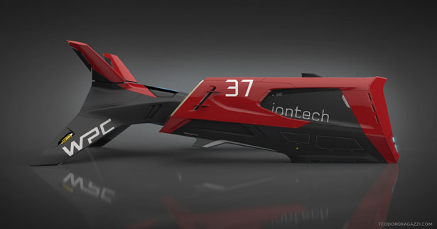 PodRacer : Futuristic Next Century Racing Concept by Teodoro Ragazzi